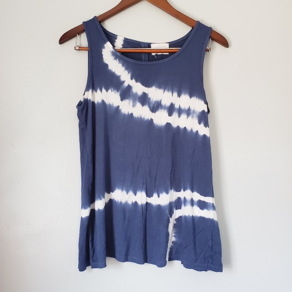 Olive + oak tie dye tank top